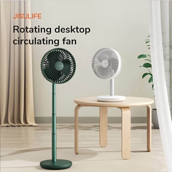 JISULIFE FA13P Rechargeable Desk Fan